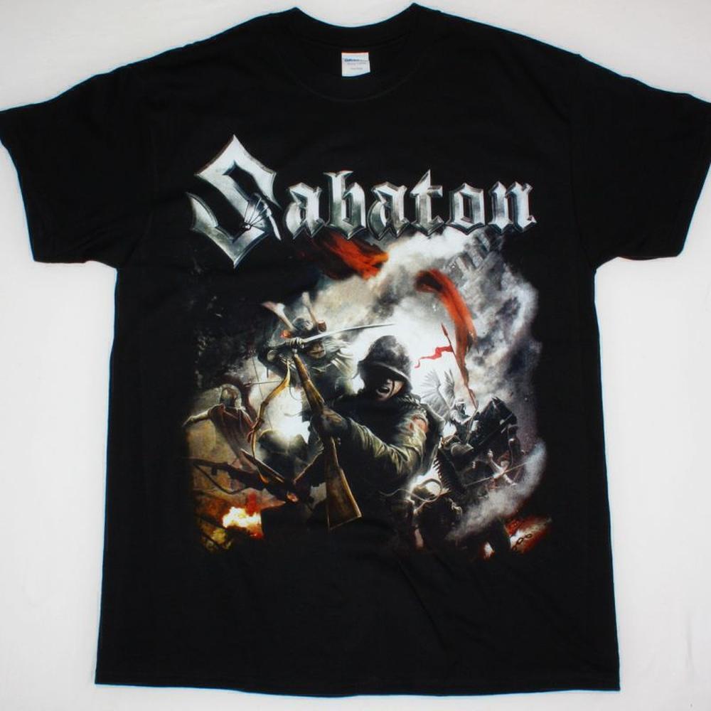 Sabaton The Last Stand Metal Band Classic Graphic Black Unisex Apparel T-Shirt